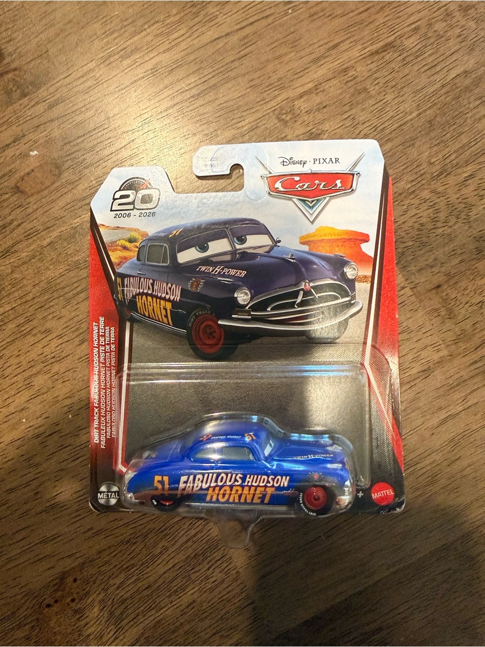 Disney Pixar Cars Fabulous Hudson Hornet Blue Die-Cast Toy